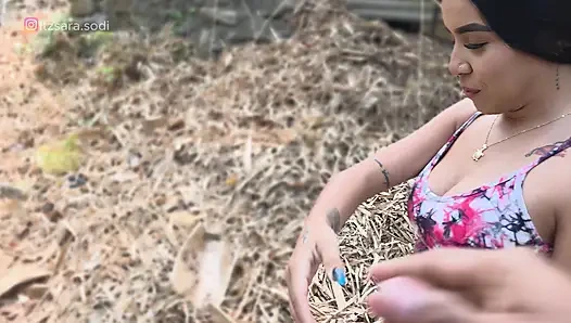 I met her in the mountains and out of nowhere we ended up having sex in my car