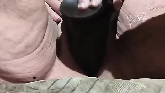 In Her Twat Goes the Big Black Cock