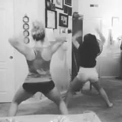 Me and my friend Mina twerking
