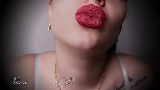 Бургундские губы делают тебя слабым, как трах! Мои полные, идеальные мягкие губы покорят тебя!