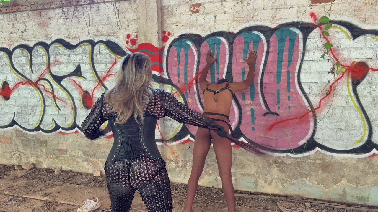 Spank on the stone of shame