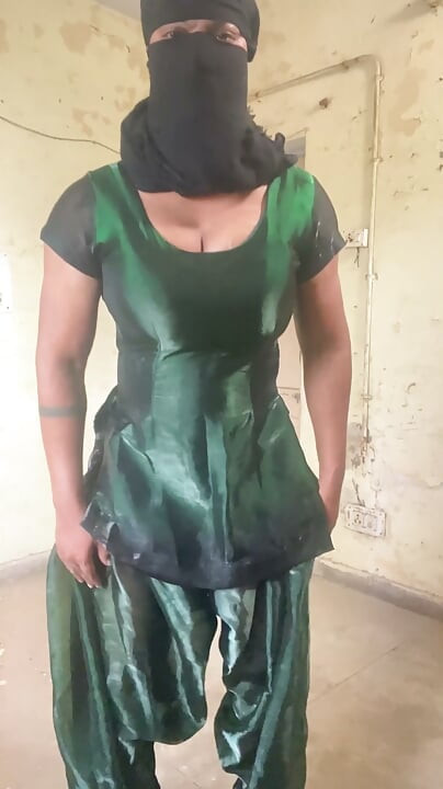 costum strălucitor de satin pentru crossdresser salwar desi