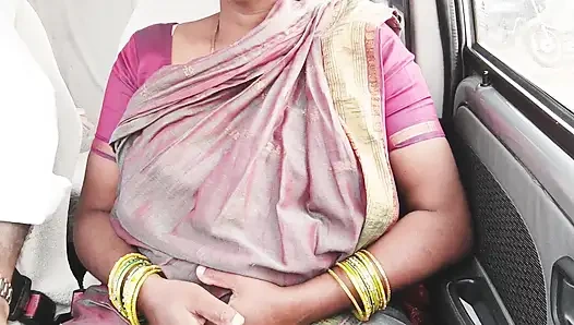 Indian Maid Car Sex with House Owner