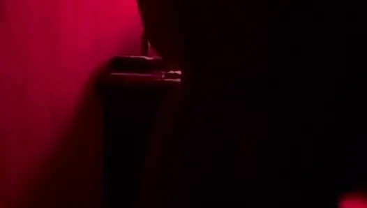 Intense Romanic Sex in Red Room Leads to Creampie After Blowjob