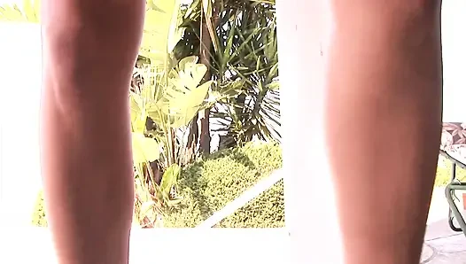 Hot firewoman gives a stunning blowjob to a man on fire