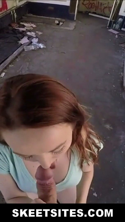 Big Tits Redhead Teen Fucked For Cash In Abandoned Train POV | Clip 1