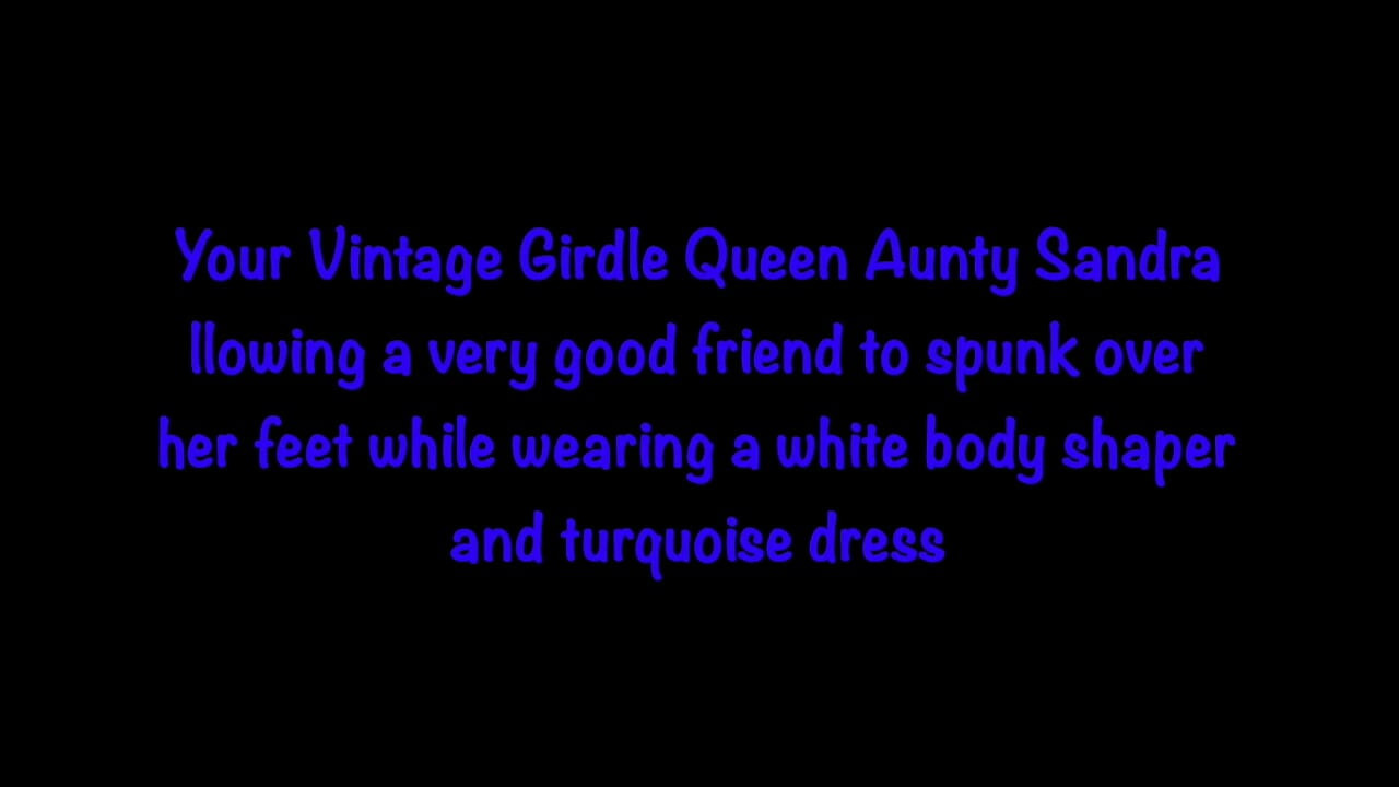 Vgq22 Aunty Sandra Allowing a Friend to Have Fun