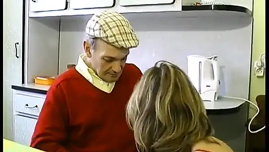 A Pretty Wife Offers to a Grandfather in Front of Her Husband!