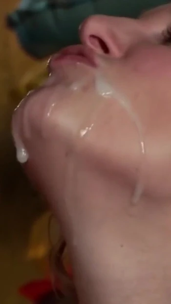 Iconic moment from "Extreme bizarre! Slut loves to be showered in cum and piss!"