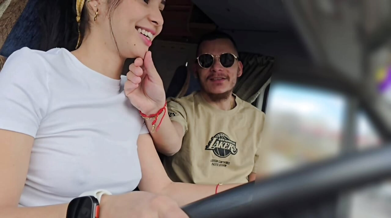 I picked up my favorite UBER client without a bra