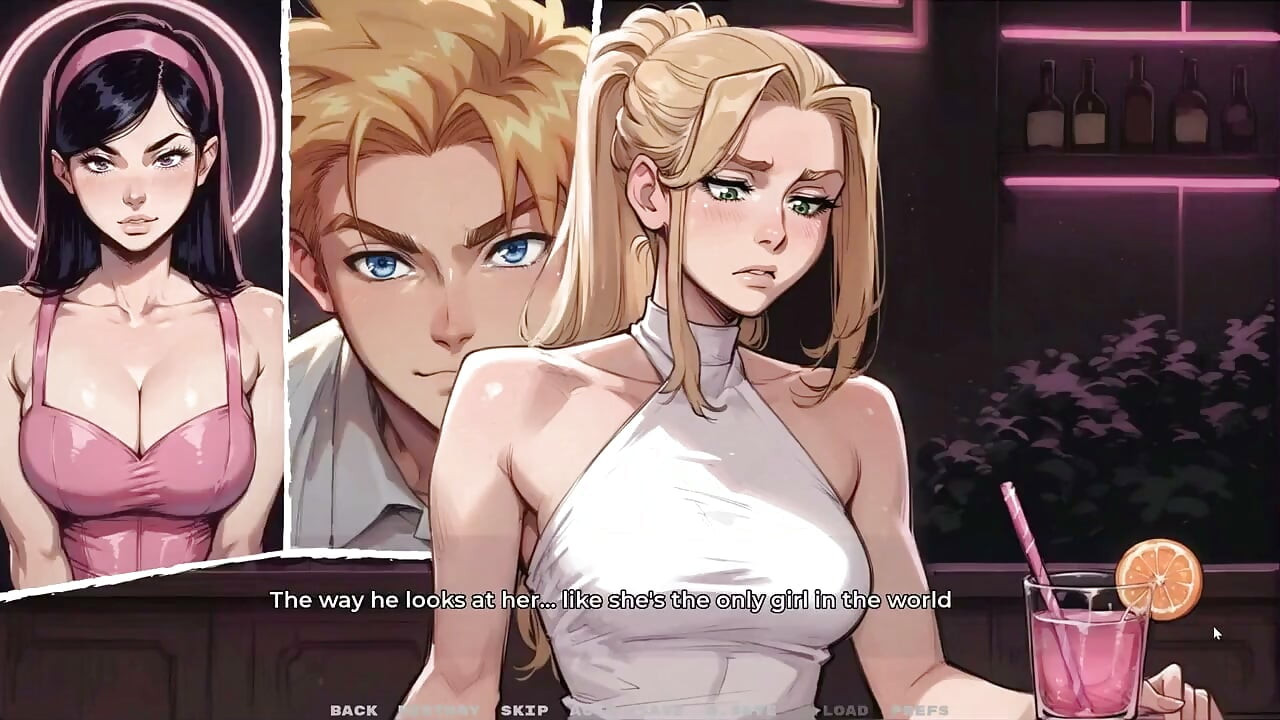 My New Girlfriend Taboo Hentai Game Ep.63 Two Step Sisters Taking Care of a Huge BBC in the Club Toilet!
