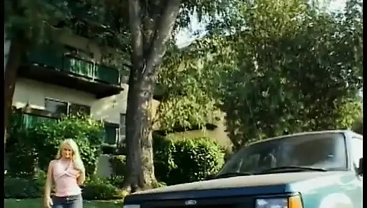 Blonde gets plowed by black cock