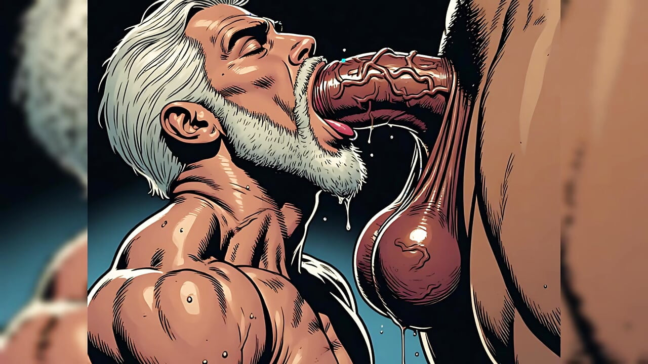 Sexy Hunks Sucking Cock (art)