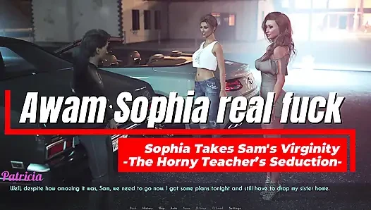 Awam Sophia echter fick - Wie weit wird Sophia mit sam gehen? Teil 1: Von der Party zum Garten-Whirlpool