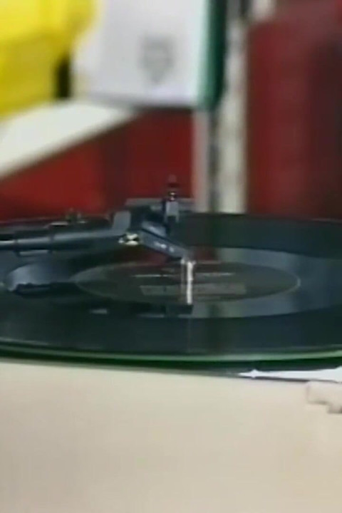 Threesome fucking in a record store