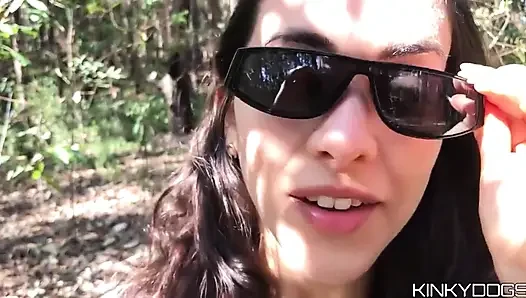 Wir wurden geil und im wald gefickt!