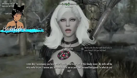 Skyrim B and L mod - Finding Morgaine and helping our her sexual needs