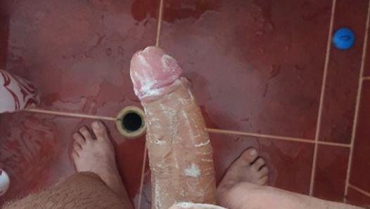 Unbeschnittenen Schwanz solo masturbieren - sehr leckere Masturbation