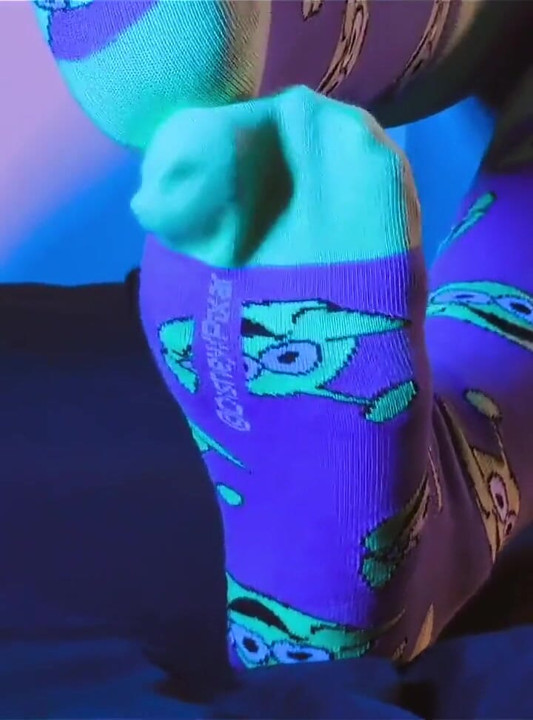 Slicking My Feet Nicely so They Slide in Nicely During a Footjob.