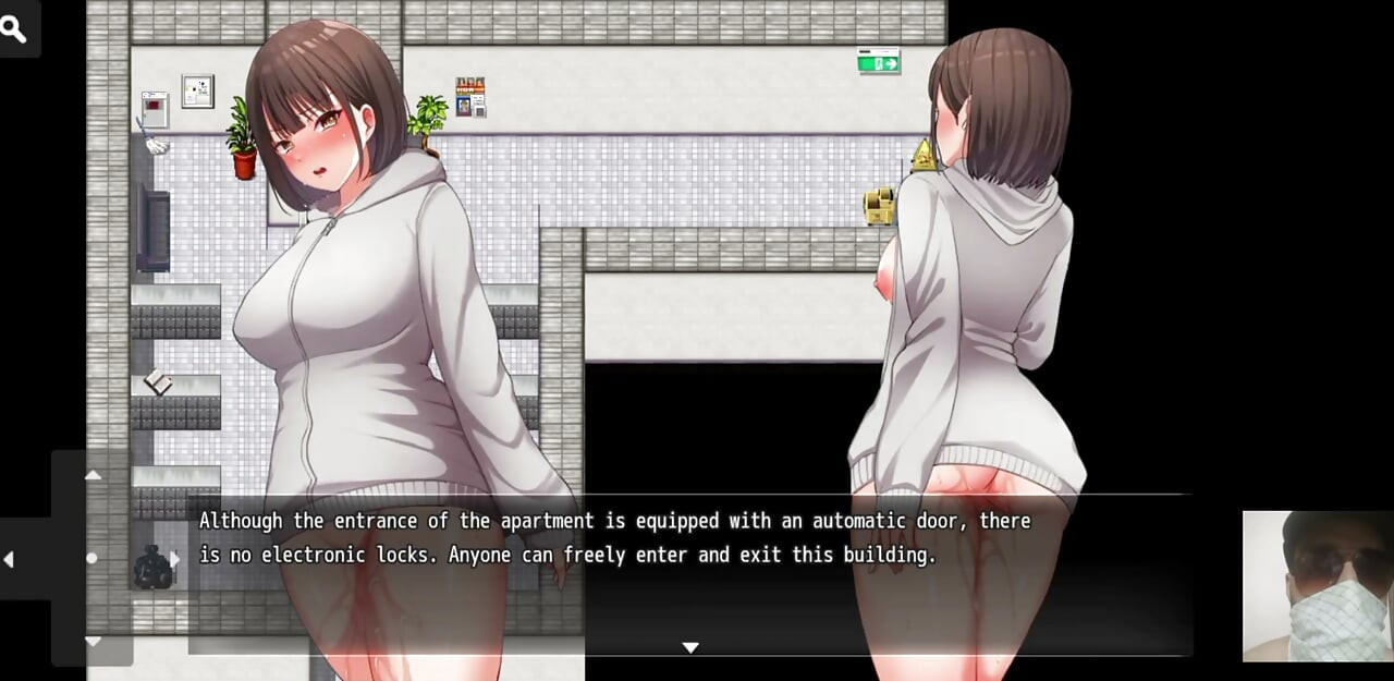 Nightwalk!Hentai game gameplay! Exhibitonist virgin girl masturate in public and got caught and fucked.