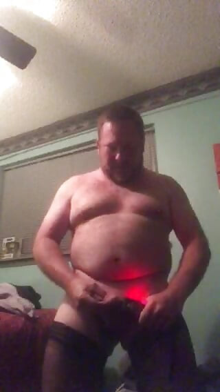 Brandon Hegsted using a stungun on genitals  to build up bdsm levels