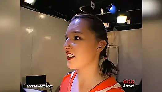 Nasty Slut Gets Face and Pussy Drenched by the Whole Crew