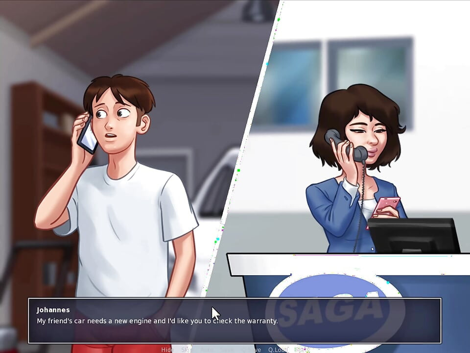 Summertime Saga - Debbie gave me a handjob
