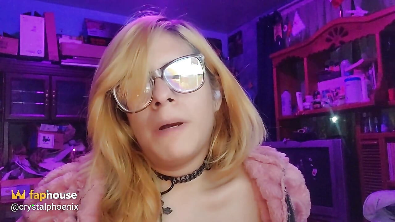 Sissy Wears a Sex Necklace at the Asmr Church