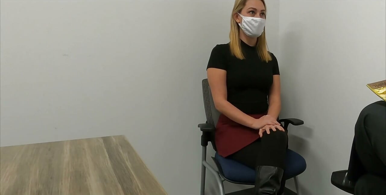 Girl Gives New Boss a Blowjob During Job Interview