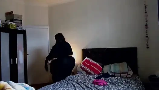 BBW SSBBW schlafzimmer strippt