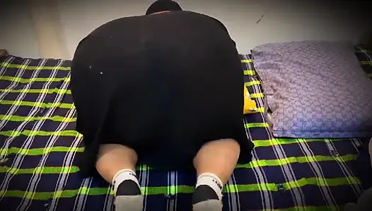 Arabischer muslimischer dicker arsch & riesige möpse, heiße stiefmutter-live-show!