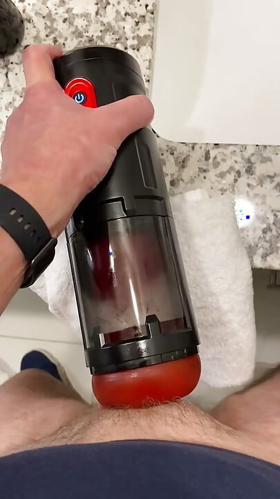 Red Spinning Toy Makes me Cum Twice!