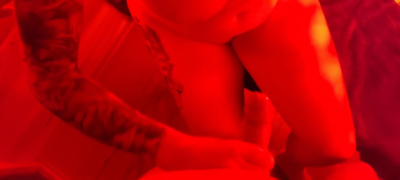 A Stranger Catches Me Masturbating in a Sauna and Joins in with His Huge Cock