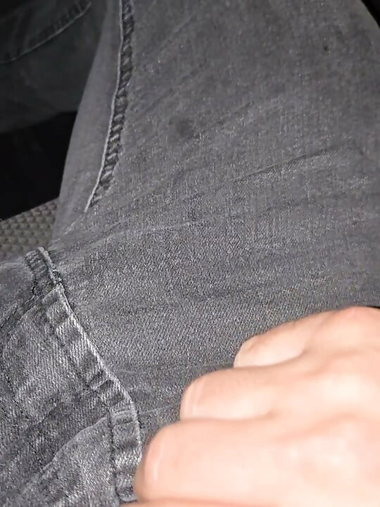 Sucking my man off in the car and snorting his cum up my nose.