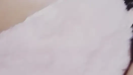 dirty slut giving deep throat blowjob