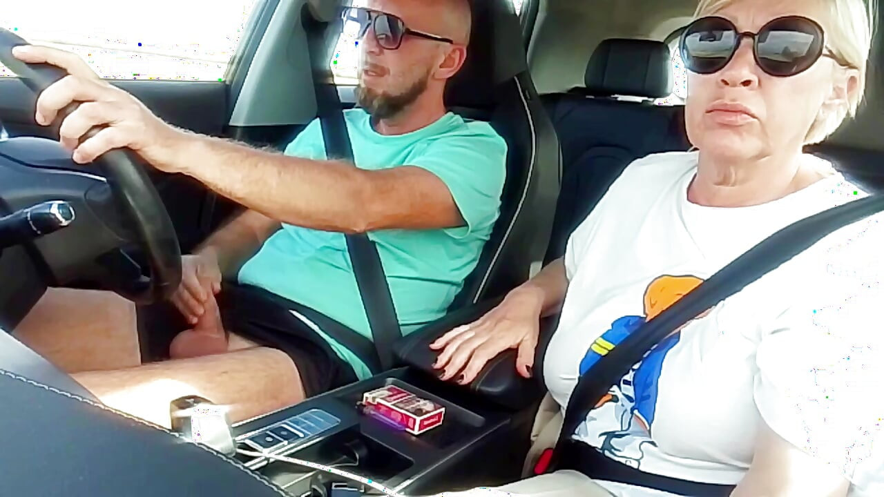 Family car ride with stepmom