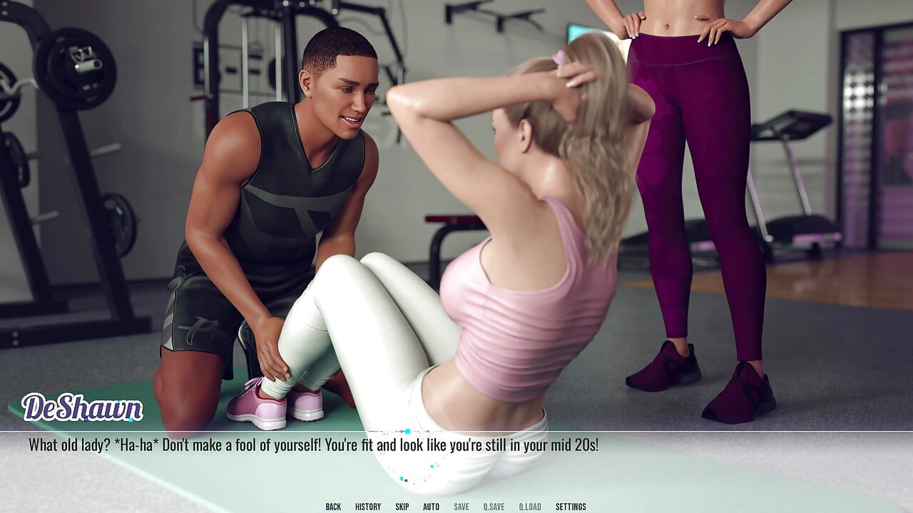 Vicky के जिम में लालसा वाला बड़ा काला