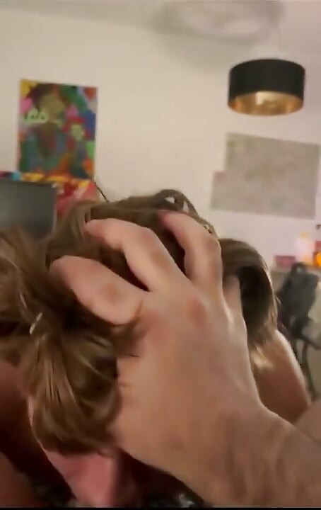 Big Macho Gets Blowjob From His Feminine Husband
