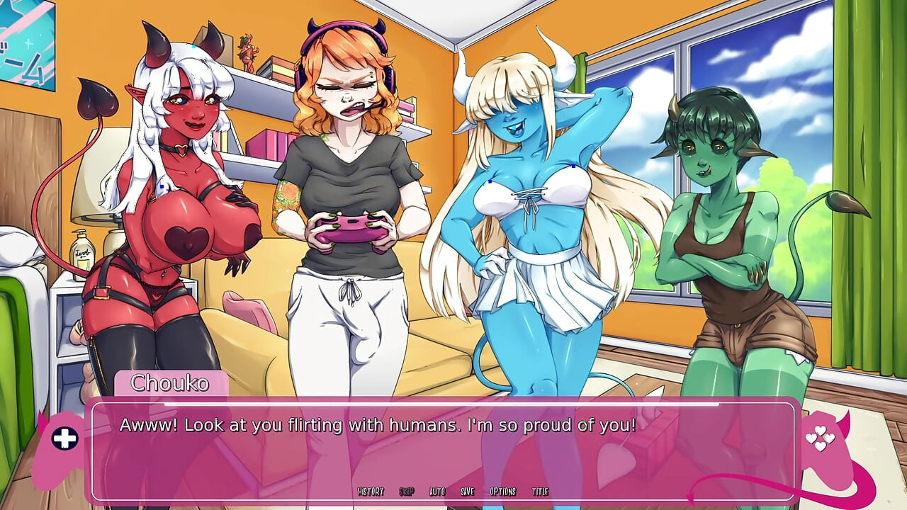 Sexy Succubus Introduces Futa To Her Friends - Demons Rise Up!