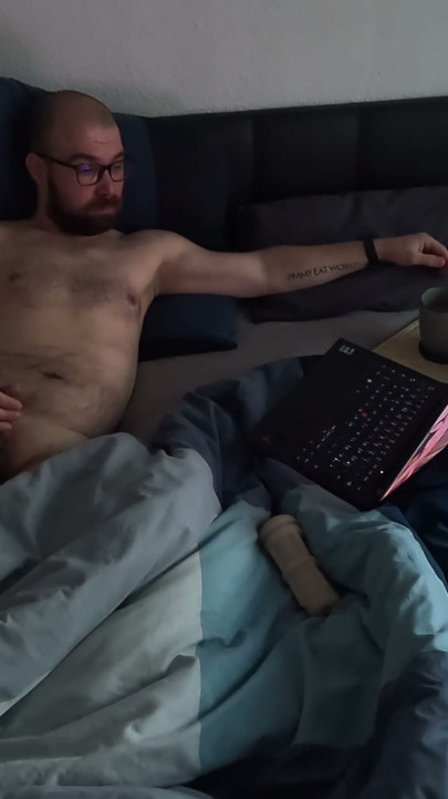 Watching porn in bed | Clip 1