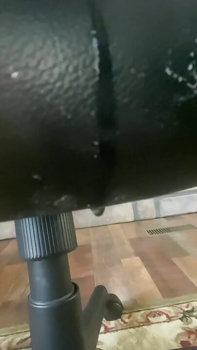 Closeup Big Stepdaddy Cock Oozing Precum and Creamy Thick Cum Load