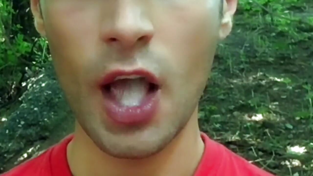 Solo Long Cum Play in Mouth - 3 Strangers Loads Chewed Till Cumfoam and Swallowed