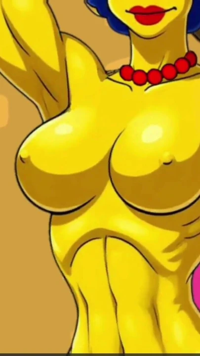 Captivating moment from "New Fitness Trainer With a Big Black Cock for a Married Housewife. Cartoon. Simpson Parody"