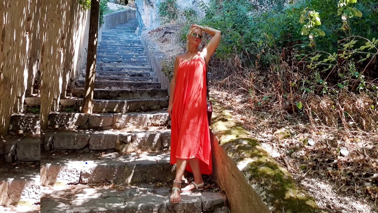 Amateur Blonde Mature Wife Enjoys Sex After Walk