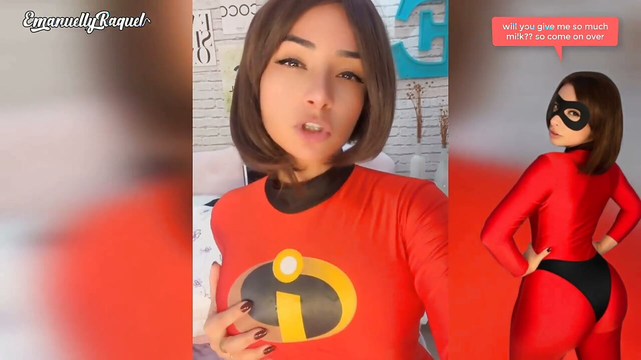 彈性女孩角色扮演 Emanuelly Raquel 女性高潮濕漉漉的騷穴
