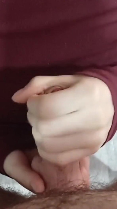 A large portion of sperm on my classmate's turtleneck | Clip 1