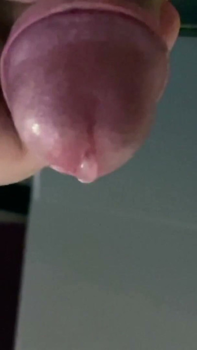 Small foreskin cock gets jerked off and cums | Clip 1
