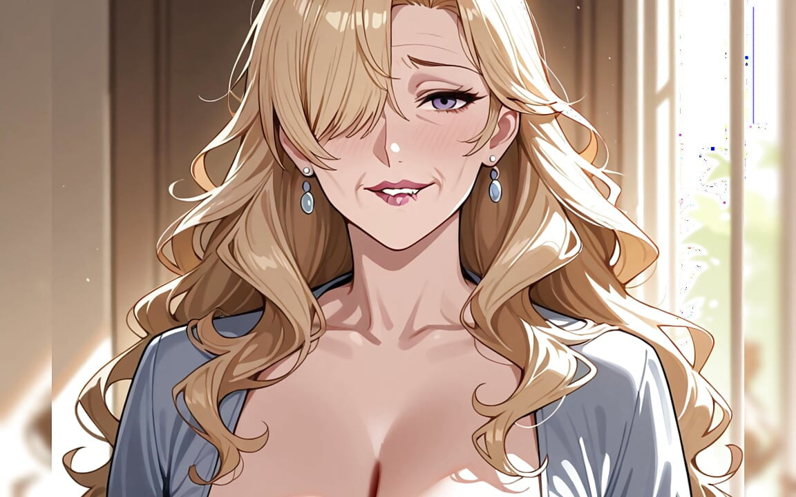 Plavuša GILF Hentai Porno