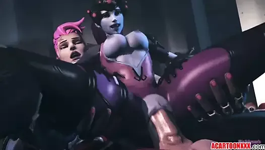 Sexy ass Widowmaker sex compilation