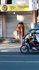 冠状病毒期间人行道上的性爱